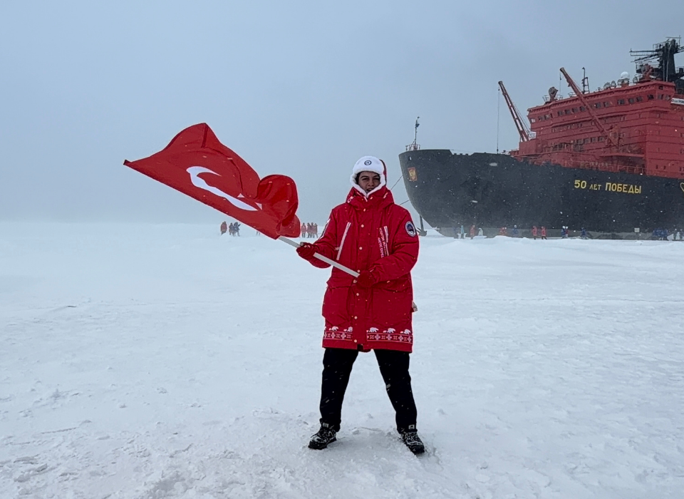 Turkish Student Alper Tapkı Reaches the Arctic Through Rosatom's Icebreaker of Knowledge Project