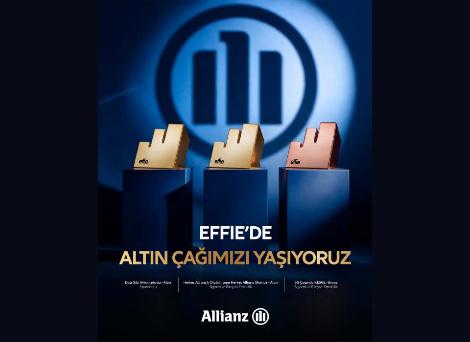 Allianz Türkiye Returns from Effie Awards Türkiye 2026 with Three Awards