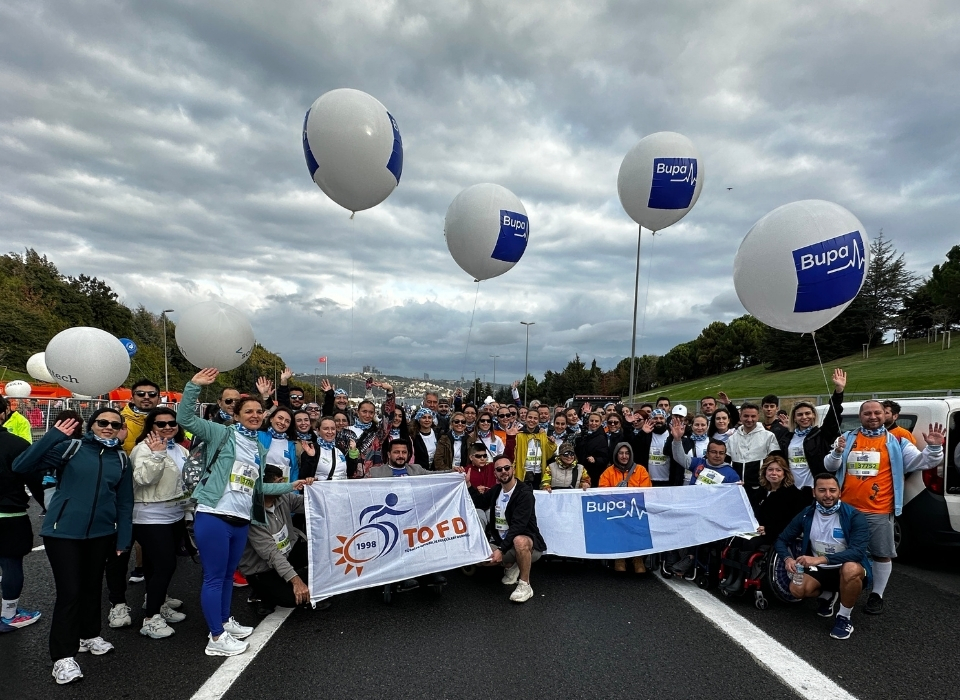 Bupa Türkiye İstanbul Maratonu’nda İyiliğin Gücü Oldu
