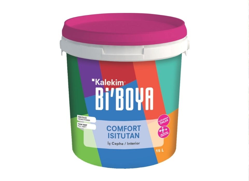 Bi’Boya’dan ısı kaybını ve terlemeyi önleyen iç cephe boyası Comfort Isıtutan