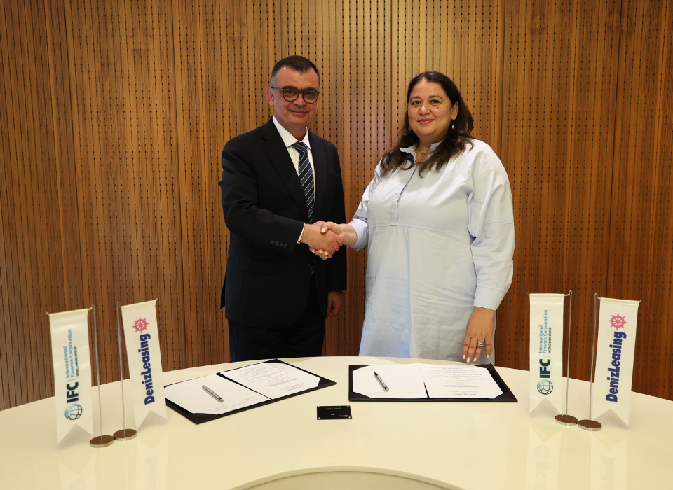 DenizLeasing ve IFC 75 Milyon Dolar Tutarında  Sürdürülebilir Finansman Anlaşması İmzaladı