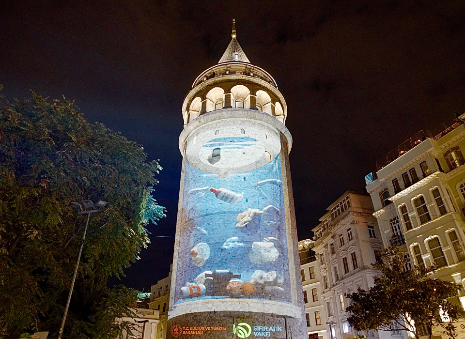 Galata Kulesi’nden Sıfır Atık Mesajı