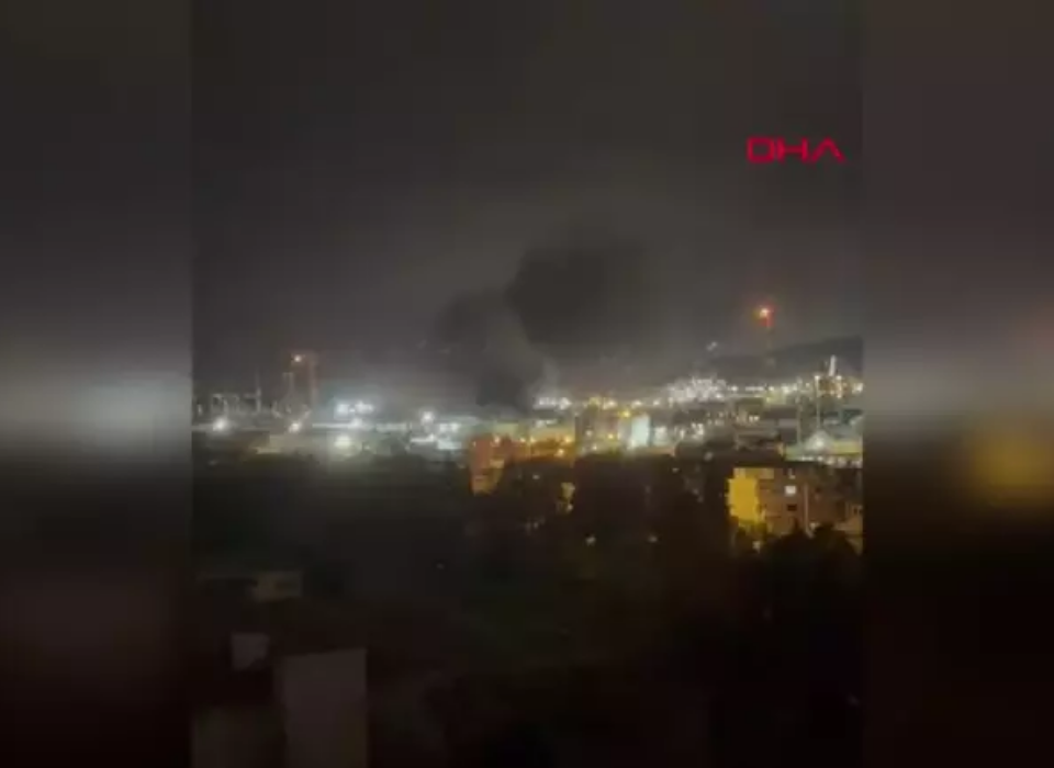 Tüpraş İzmit Rafinerisi’nde Tank Sahasında Patlama
