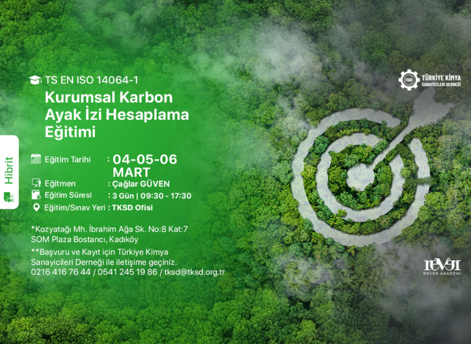 TKSD and Rever Akademi to Hold “Corporate Carbon Footprint Calculation” Training (Hybrid)
