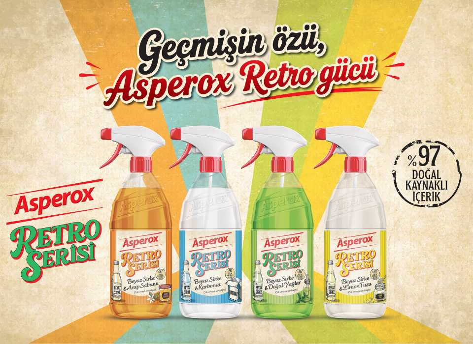 Asperox Brings Traditional Cleaning Formulas to the Present with Retro Series